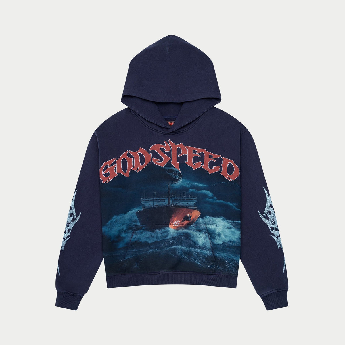 Godspeed Seasick Hoodie Navy