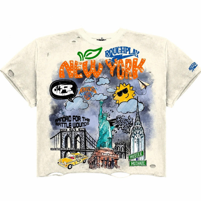 Roughplay Tee New York Cream Orange