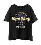 Triple Sevens Tee Black Hard Gl*ck