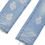 WSC Denim Diamond Light Blue Wash Clear