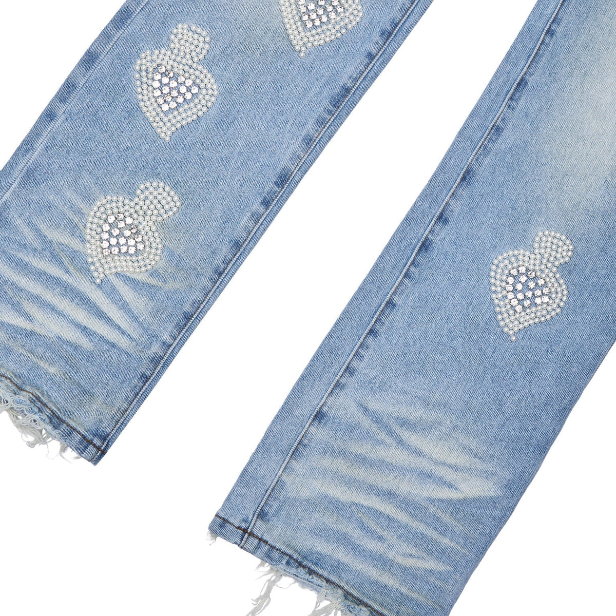 WSC Denim Diamond Light Blue Wash Clear