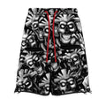 Vertabrae White Skull Shorts