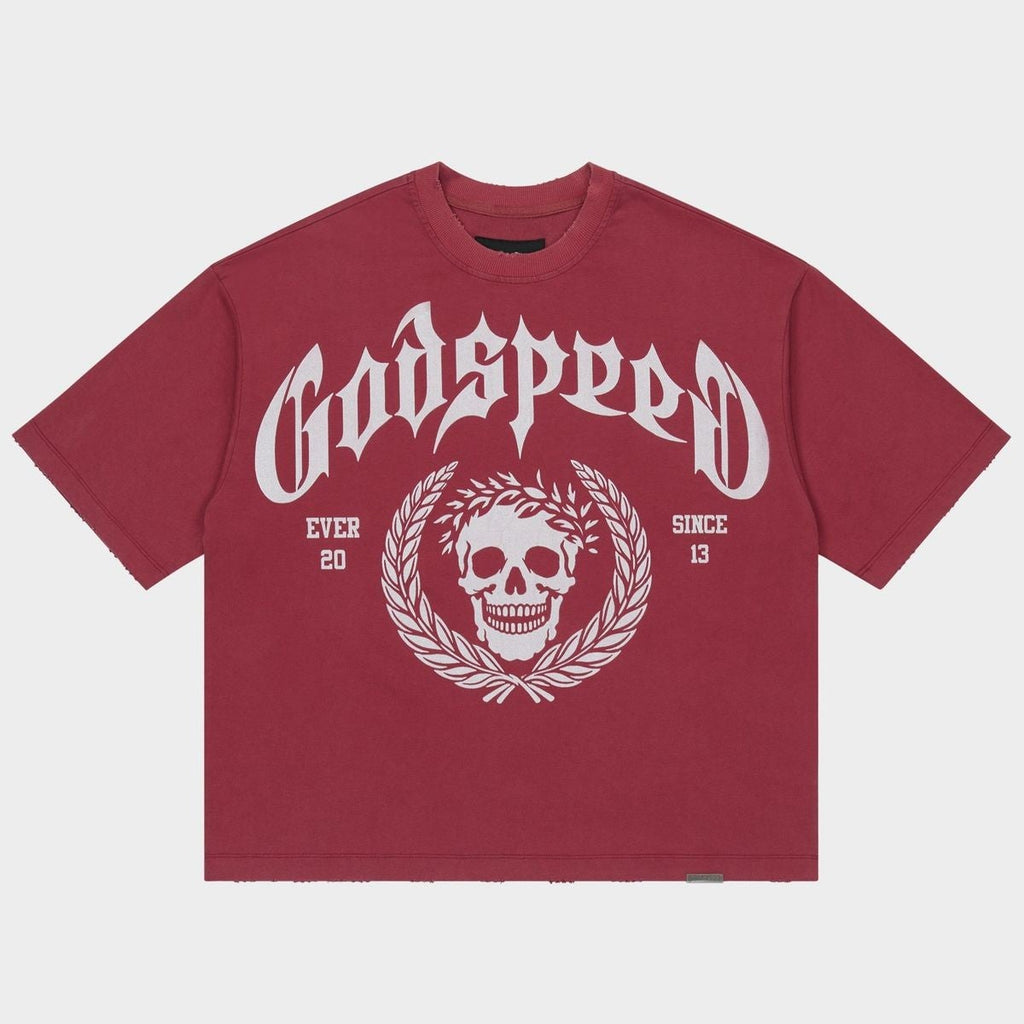 Godspeed tee Red Victor Crest