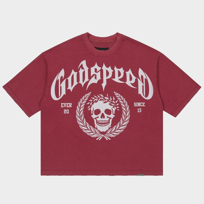 Godspeed tee Red Victor Crest