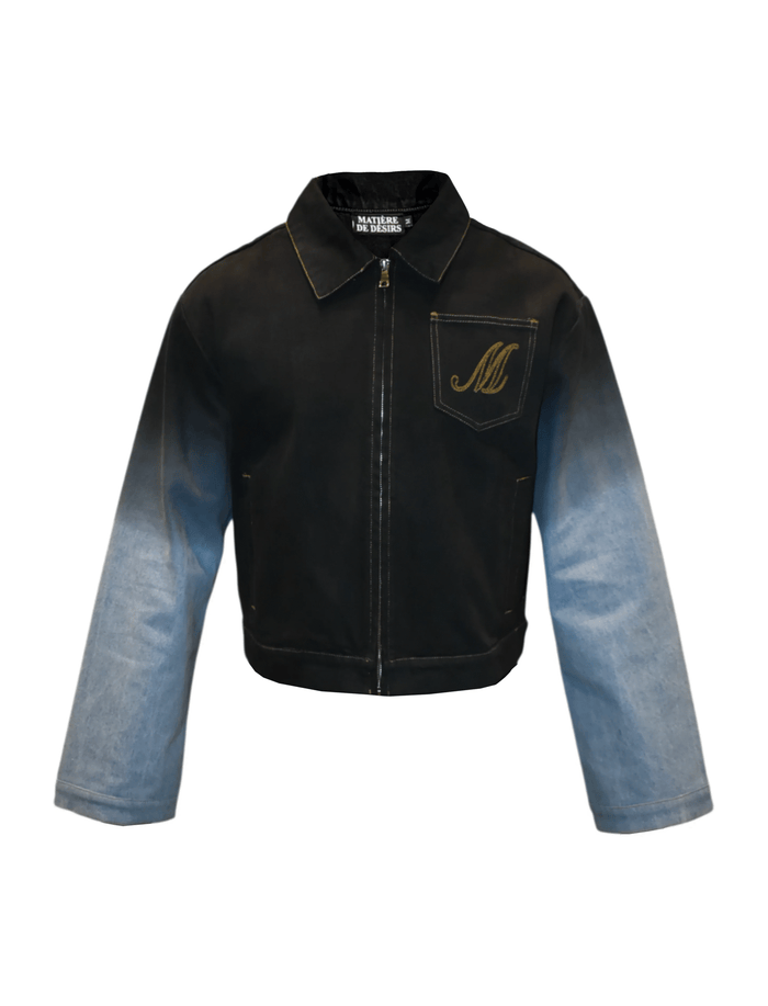 Matiere De Desirs DENIM JACKET Blue OMBRÈ