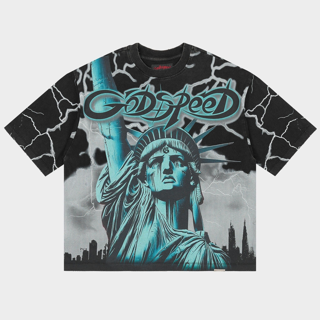 Godspeed tee Wolf Grey Voltage Boom