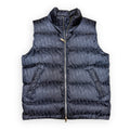 Dior Puffer Vest Navy Oblique Preowned