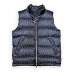 Dior Puffer Vest Navy Oblique Preowned