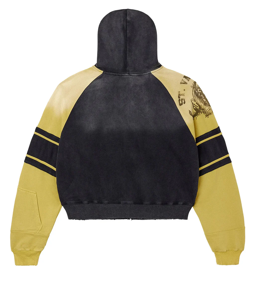 Vale Forever Hoodie Black Yellow Lethal Zip Up