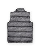 Dior Puffer Vest Grey Oblique Preowned