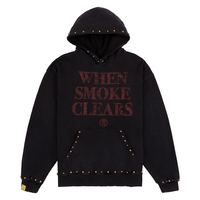WSC Hoodie Studded Logo Black Red