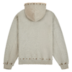 WSC Hoodie Studded Logo Vintage Grey