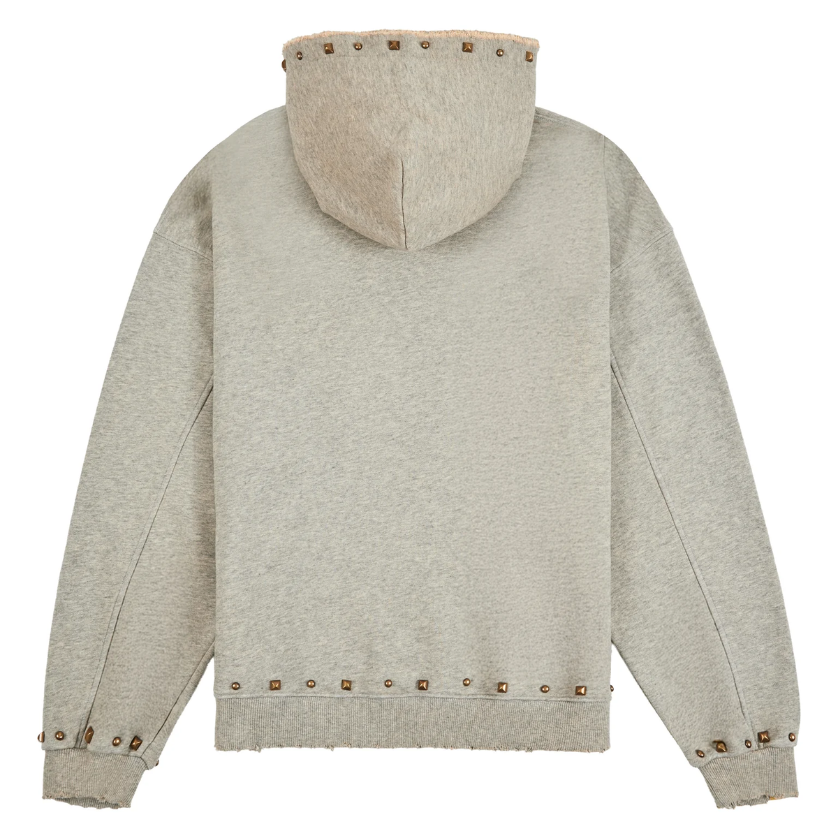 WSC Hoodie Studded Logo Vintage Grey