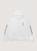 Chrome Hearts Hoodie Vertical Logo White