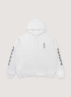Chrome Hearts Hoodie Vertical Logo White