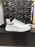 Alexander Mcqueen White Silver Preowned
