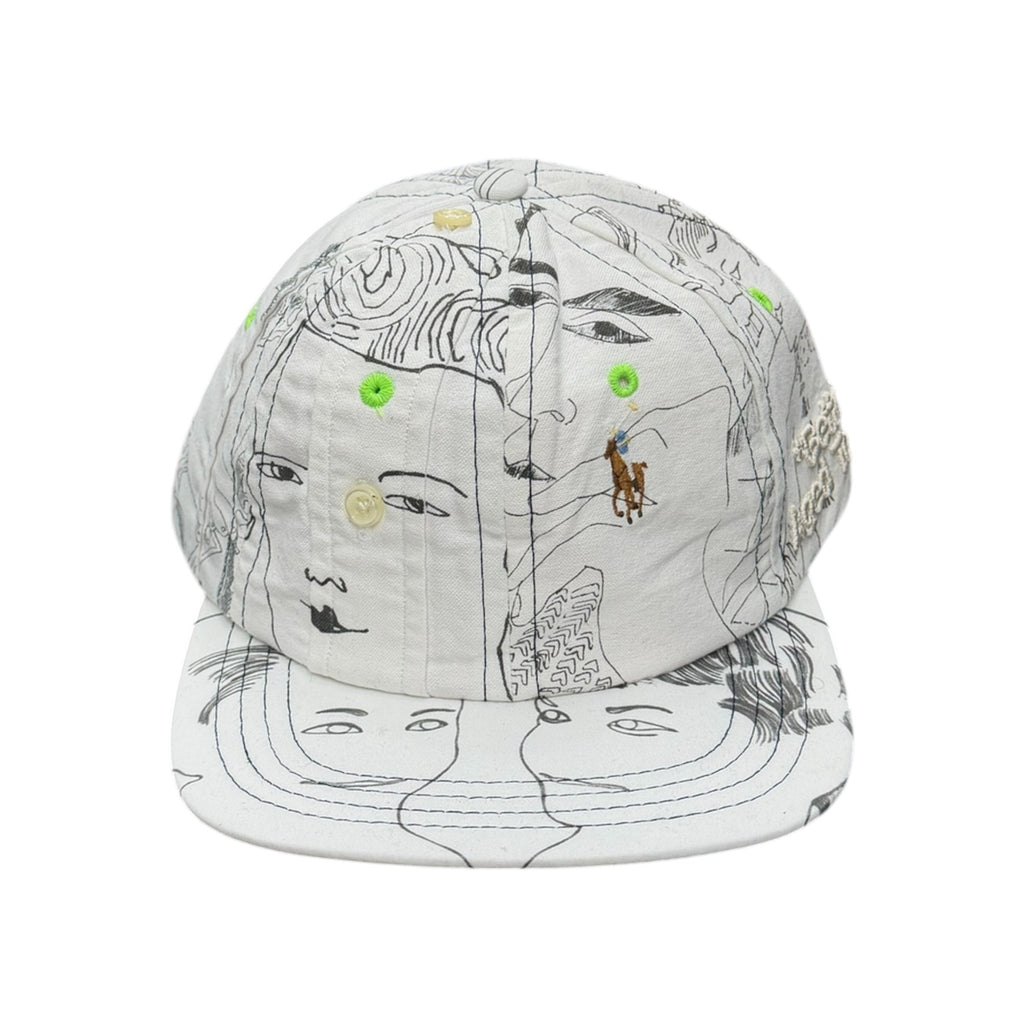 Better with age Dooble Reconstructed Button White Art Hat
