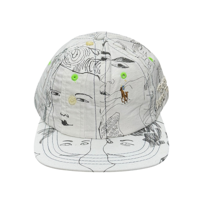 Better with age Dooble Reconstructed Button White Art Hat