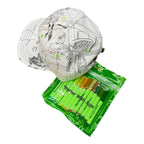 Better with age Dooble Reconstructed Button White Art Hat