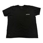 Chrome Heart Tee Scroll Logo Pocket Black Pre-owned