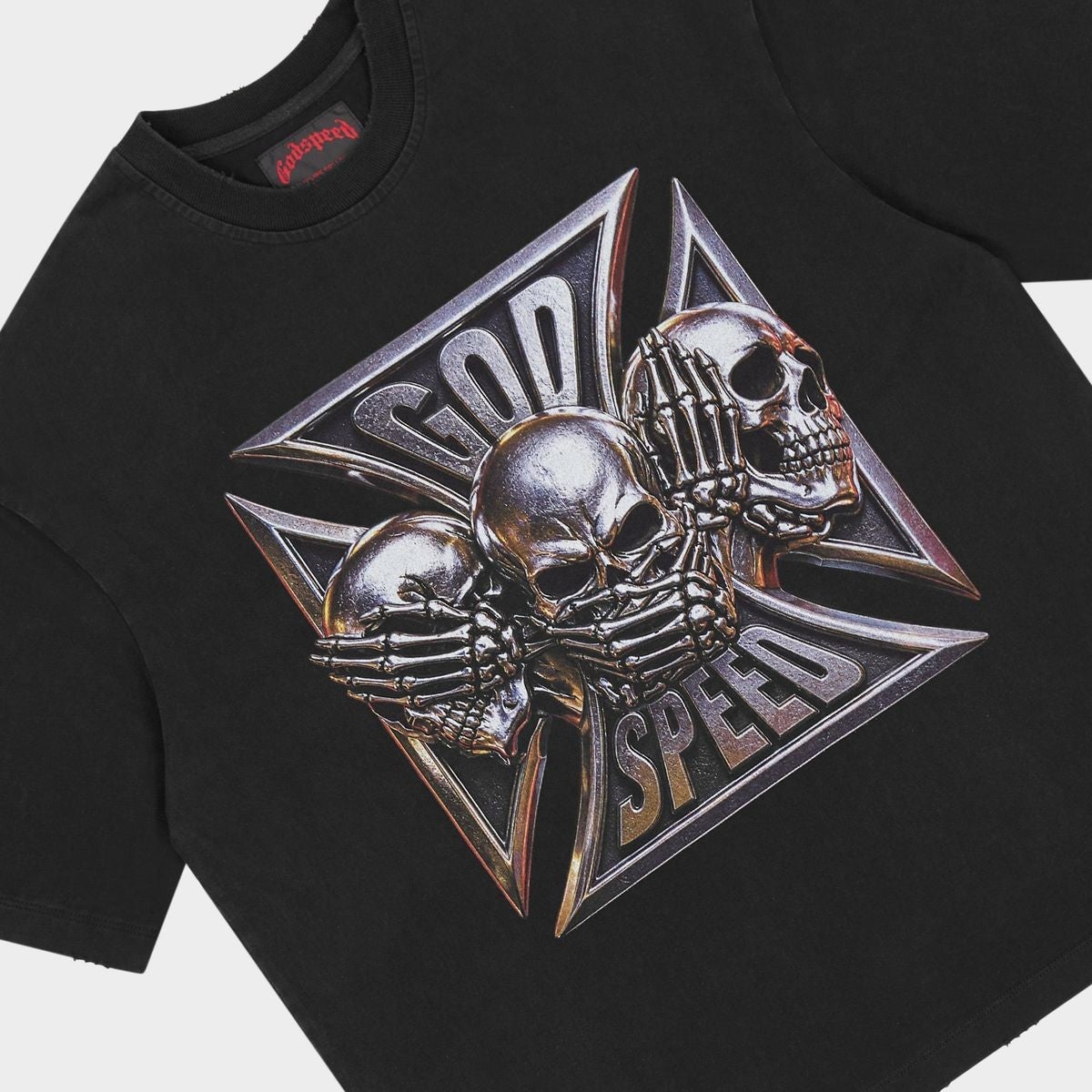 Godspeed Tee Omerta Black Wash