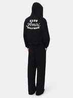 Amiri Hoodie Amiri Club Black Zip Up