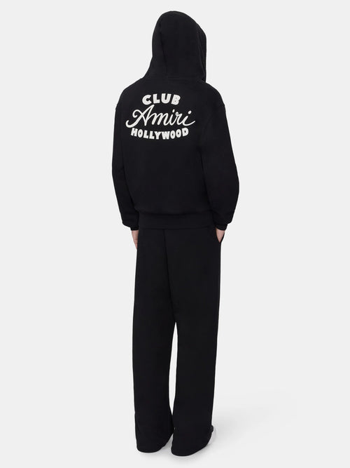 Amiri Hoodie Amiri Club Black Zip Up