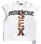 Matière De Dèsirs Tee White Cutoff Madonna