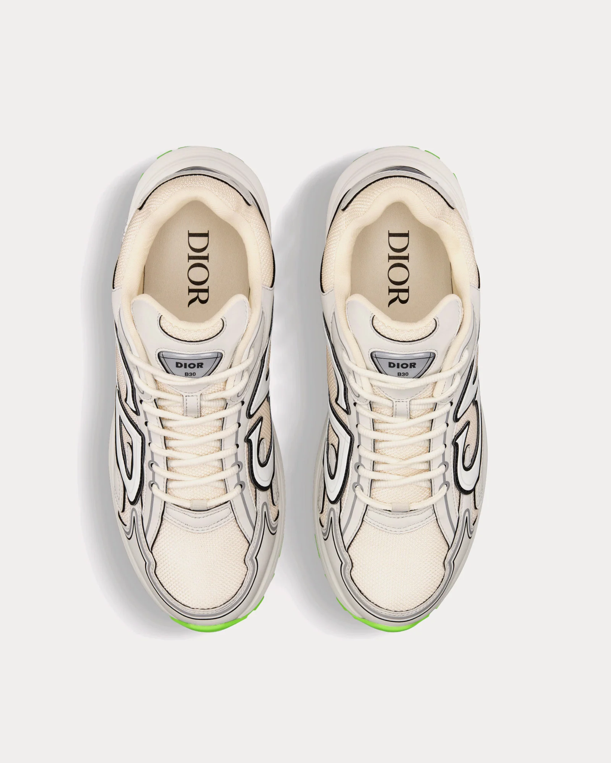 Dior B30 Sneakers Cream Green