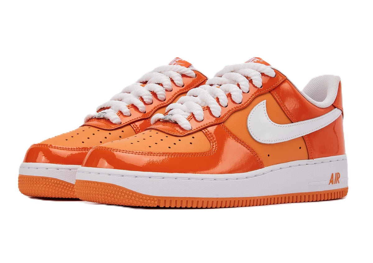 Nike Air Force 1 '07 LV8 Safety Orange Patent Men's