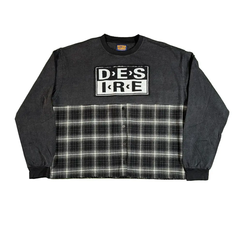 Bottega Desires Tee Black Hybrid Flannel