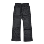 Vicious Jeans Black SIDE RHINESTONE FLARE BAGGY VC928