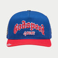 Godspeed GS FOREVER TRUCKER HAT BLUE/RED