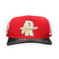 Roughplay Hat R Logo Vintage Red Gold