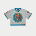 Godspeed First Down Jersey Grey Blue Orange