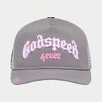 Godspeed Hat Gs Forever Trucker Grey Pink