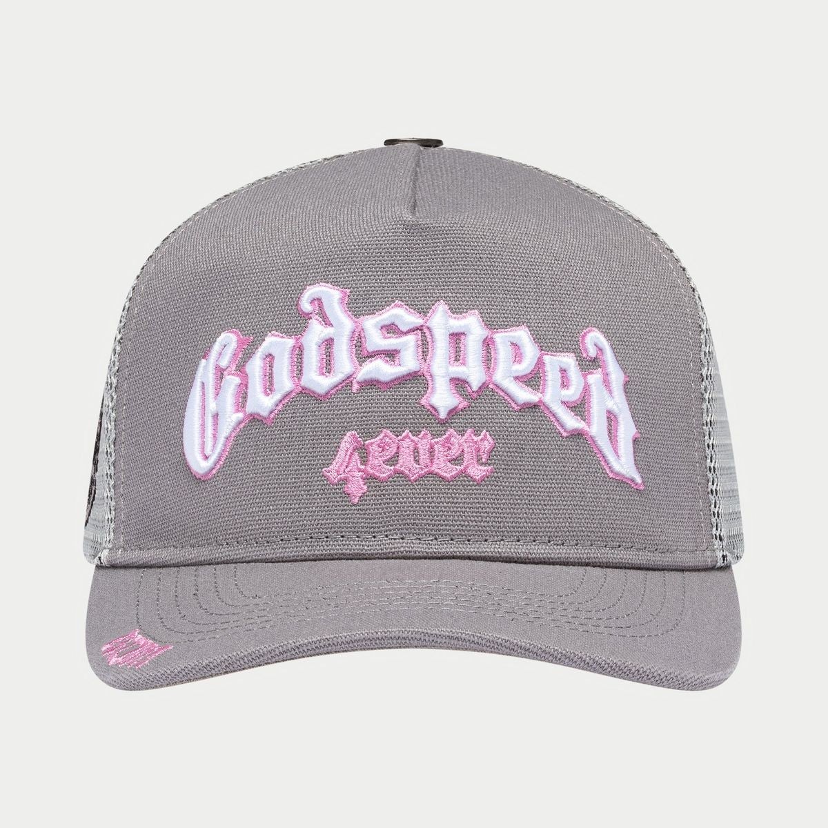 Godspeed Hat Gs Forever Trucker Grey Pink