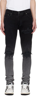 Amiri Jeans MX1 Gradient Black