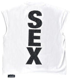 Matière De Dèsirs Tee White Cutoff Madonna
