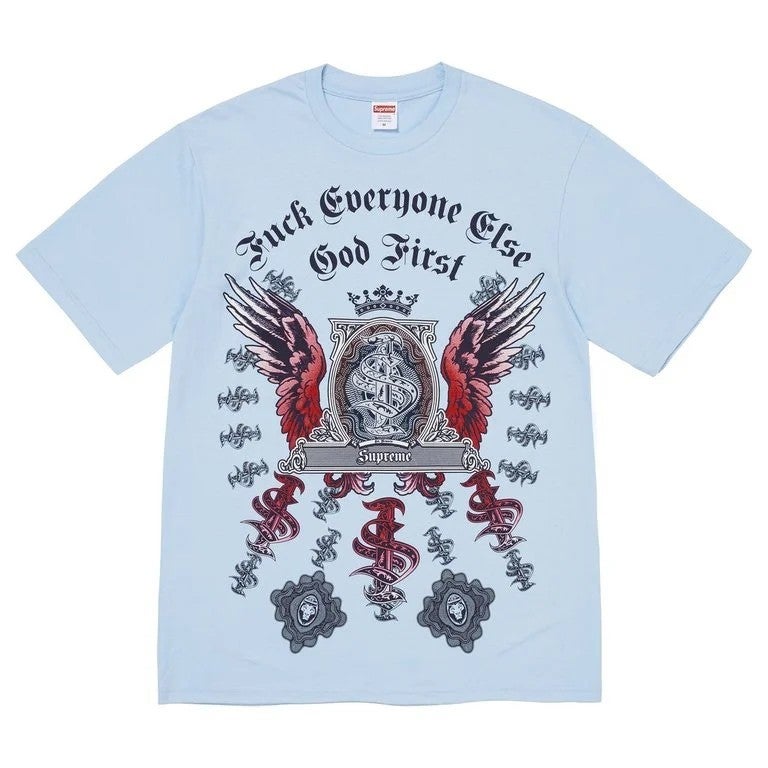 Supreme Money Tee powder blue