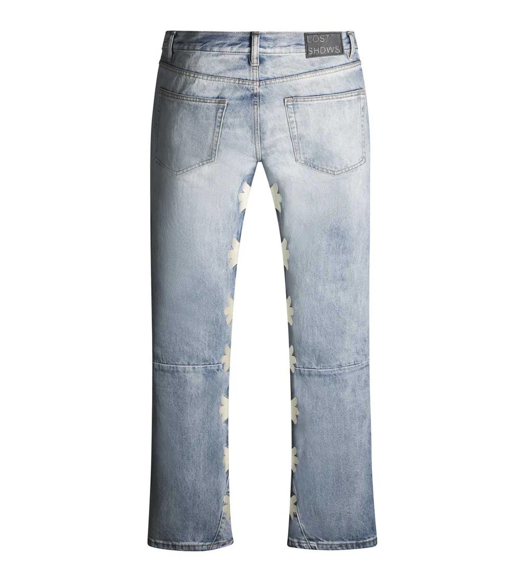 Lost Shdws Denim Pant Blue Bone