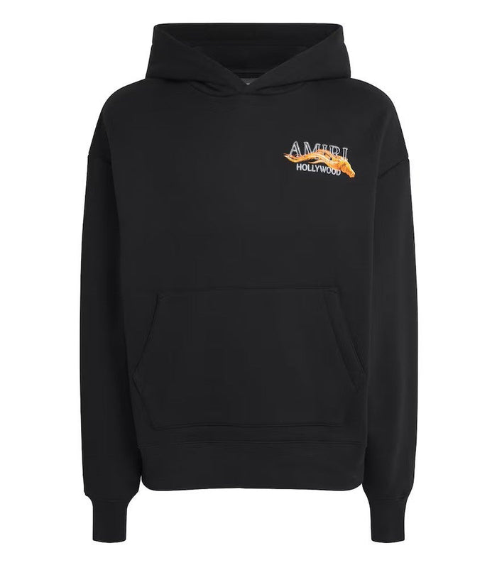 Amiri Hoodie Hollywood Horse Black