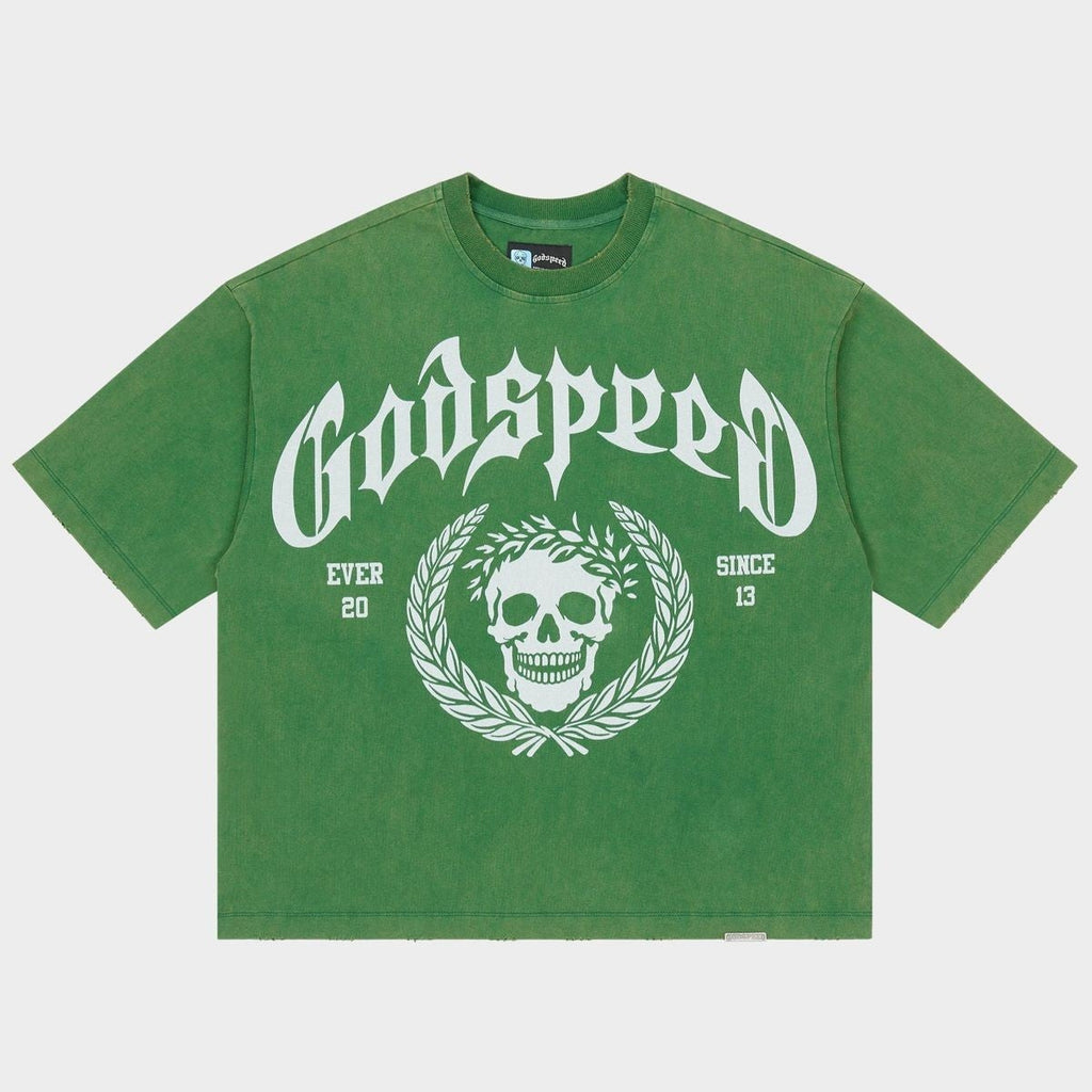 Godspeed Tee Victor Crest Green