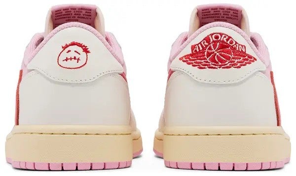 Jordan 1 Low Retro x Travis Scott Sail Tropical Pink