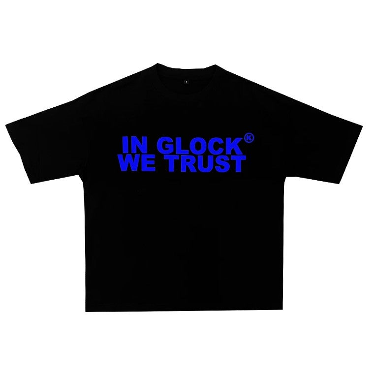 Kixkz Clothing Tee Black Blue In Glock We Trust