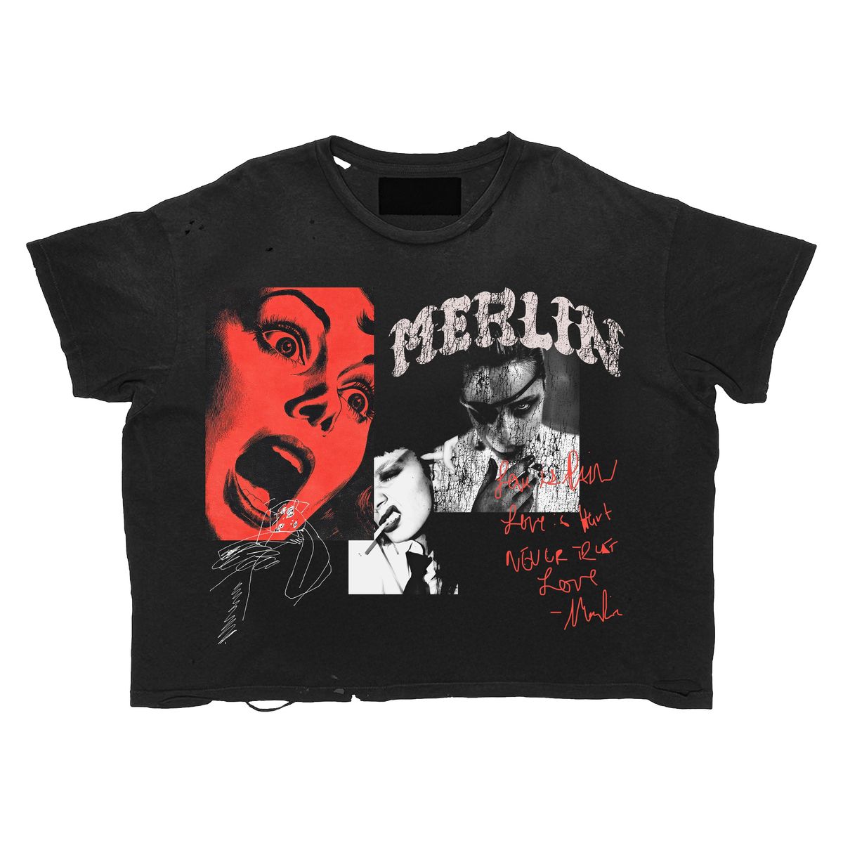 Merlin Father Tee Black MERLIN YELL 2212