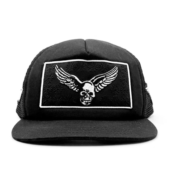 Chrome Hearts Hat Foti Yungblud Embroidered Patch Black Trucker