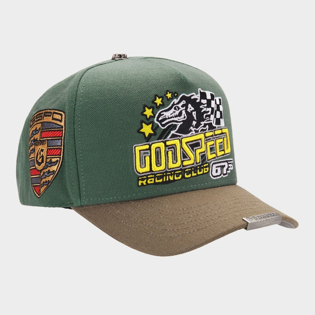 Godspeed Hat GRC Members Snapback Green Brown