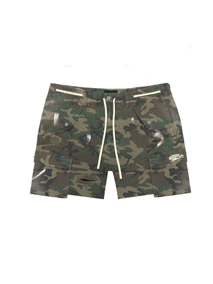 Roughplay Shorts Green Camo