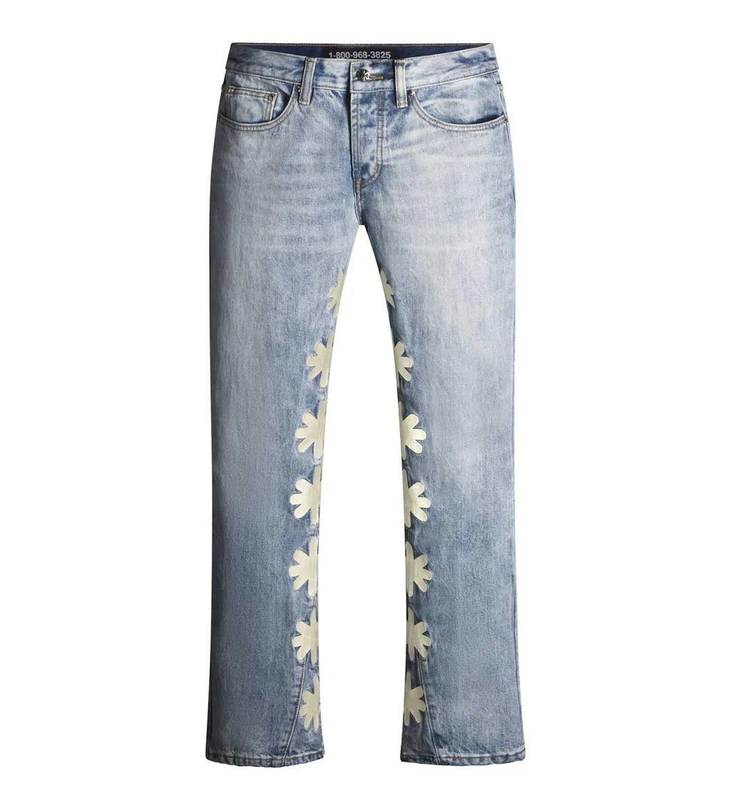 Lost Shdws Denim Pant Blue Bone